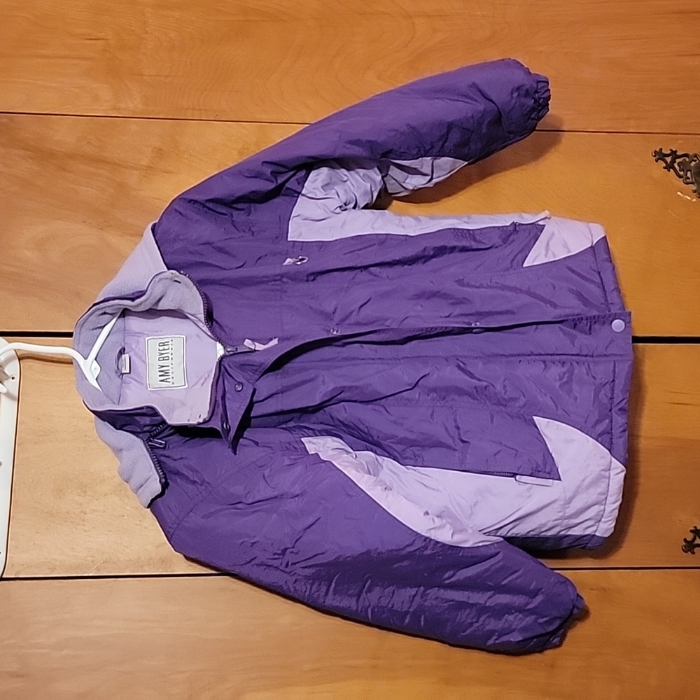 Amy Byer Purple Kids Puffer Jacket